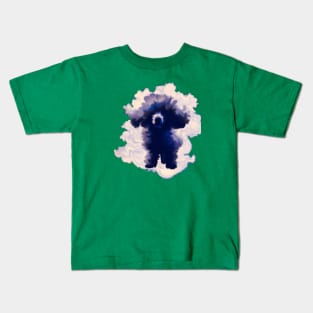 Floof Poodle Cloud Artwork Kids T-Shirt